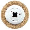 Wire Brush Wheel Wood Open Paint Polishing Deburring Wheel For Electric Striping Machine