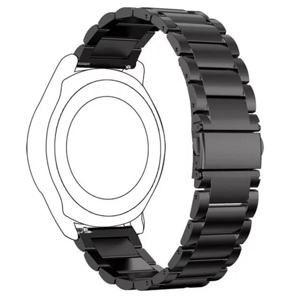 16mm Watch Band for Huawei Talkband B7/B6/B3/Fit mini Metal Wrist Strap 3-Bead Design