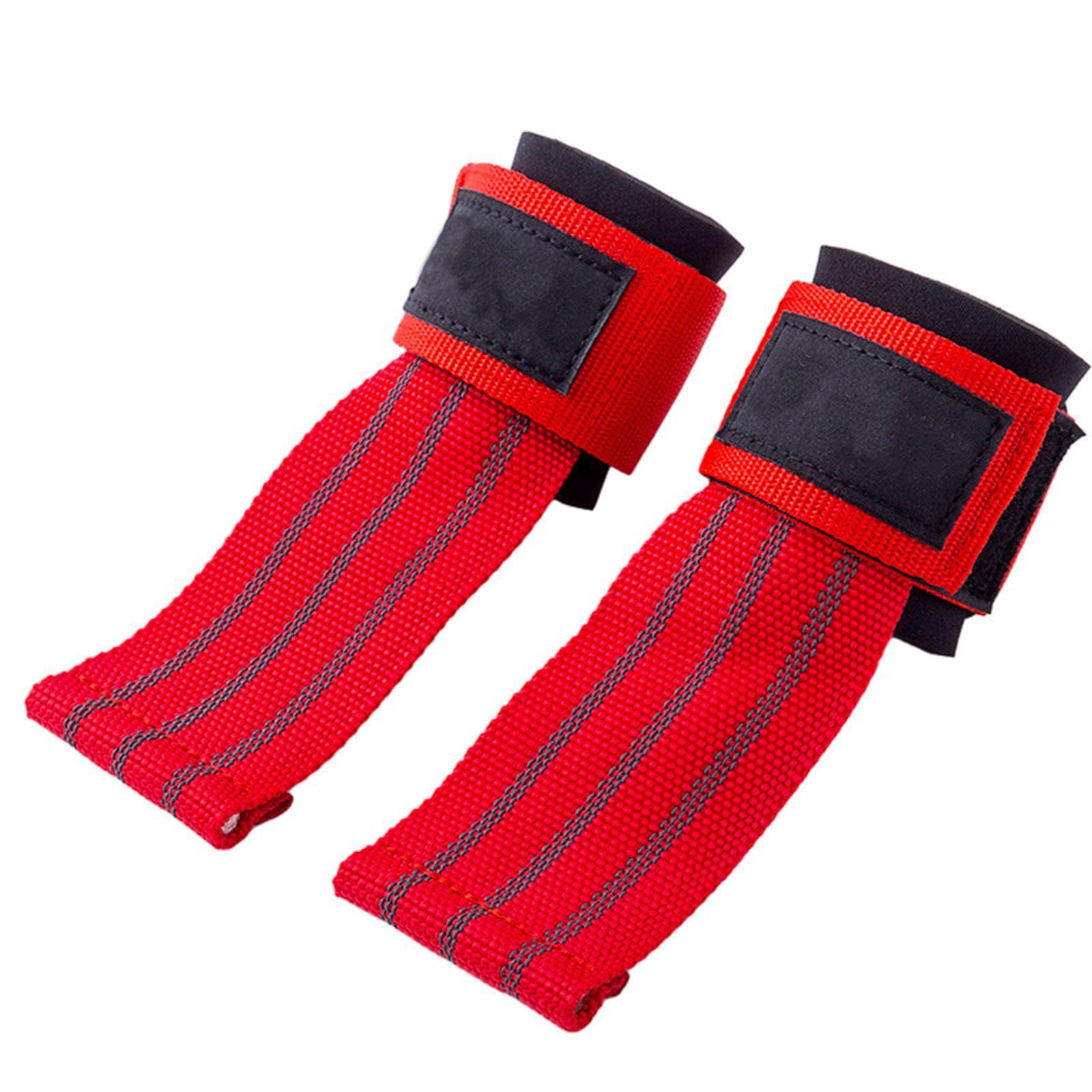 

Fitness Bracelet, Dumbbells, Silicone, Anti-skid, Weight Lifting Training, Grip Belt, Wrist Guard Belt, Iron Bar, Anti-falling Wrist Guard. red one pack