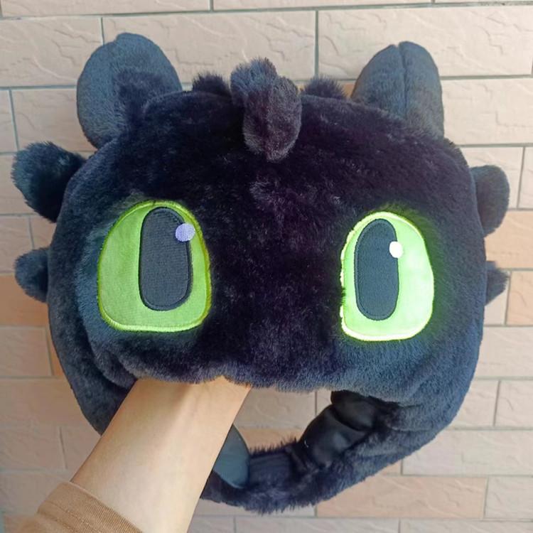 Toothless Plush Hat Backpack Animal Headgear Cartoon Toy Stuffed Doll Gifts
