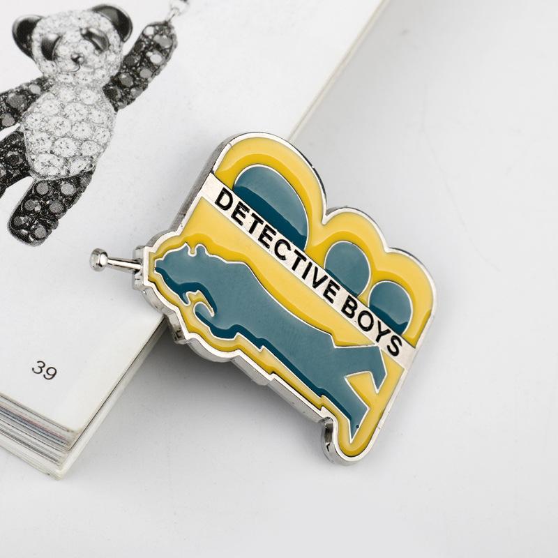 Anime Manga Detective Conan Kawaii Enamel Pin Cosplay Brooch Badge for Backpacks Decoration Fashion Jewelry Birthday Gift Toy