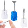 3 Pcs Nail Drill Bits, Cuticle Bit for Nail Drill, Diamond Nail Drill Bits for Nail Art, Dead Skin, Nail Polishing