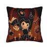 Bendy and the Dark Revival Square Pillow Cases Horror Game Cushion Cover Custom Zippered Decor Pillowcase for Car 45*45cm