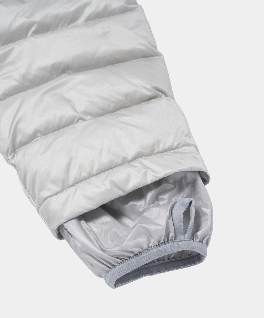 Lettercomo Shade Shell Light Down Puffer Padded Jacket Light Grey
