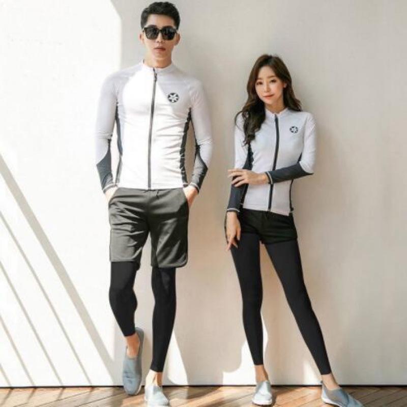 Women's Quick-Dry Two-Piece Snorkeling Wetsuit with Sun Protection and Jellyfish Guard