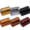MOC City Treasure Series Set Accessories Building Blocks Gold Ore Silver Crystal Diamond Box Gold Key Dollar Cash Brick Kid Toys