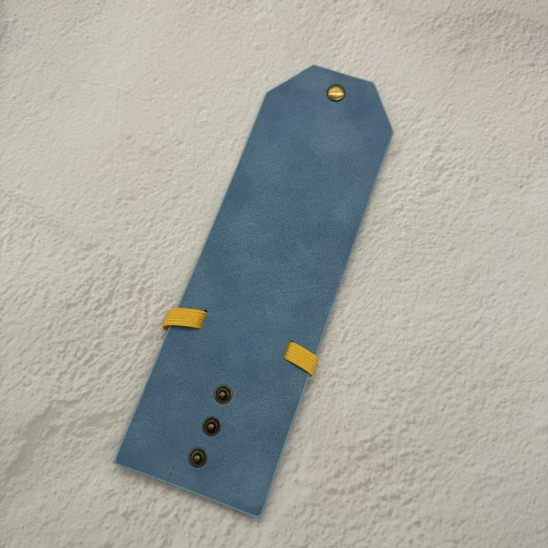 1 Pieza Cartera de Cuero PU / Envoltorio para Dinero Portafolio de Acceso Rápido Organizador Pinza Portabilletes Bolsillo para Guardar Cartera de Bolsillo