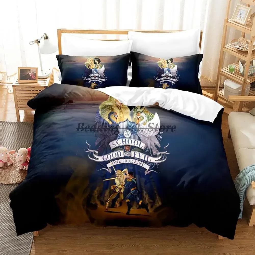 The School For Good And Evil Bedding Set Single Twin Full Queen King Size Bed Set Aldult Kid Bedroom Duvetcover Sets Bed
