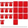 10PCS Universal Tool Holder and Battery Organizers Suitable for Series with Secure Mounting and Plastic Construction