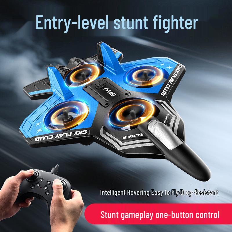 Remote Control Foam Fighter Drone for Kids – Model Airplane Glider Toy for Primary School Boys