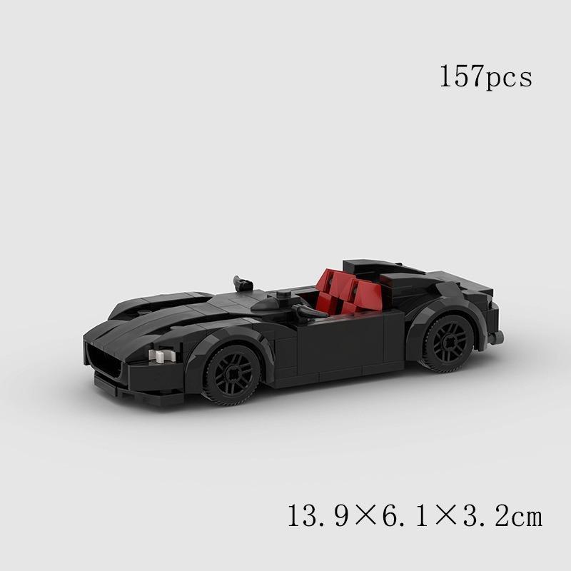 Kinderspielzeug Auto Modell Sportwagen Kompatibel Mit Rennen Kleine Teile DIY Bausteine Puzzle Technologie