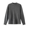 Men's Plus Size Wool Blend Warm Base Layer Top for Autumn and Winter