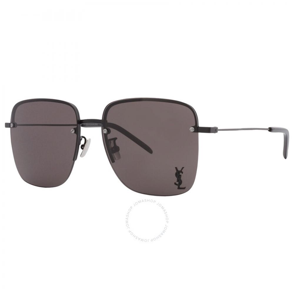 Saint Laurent Brown Square Ladies Sunglasses Sl 312m 001 58
