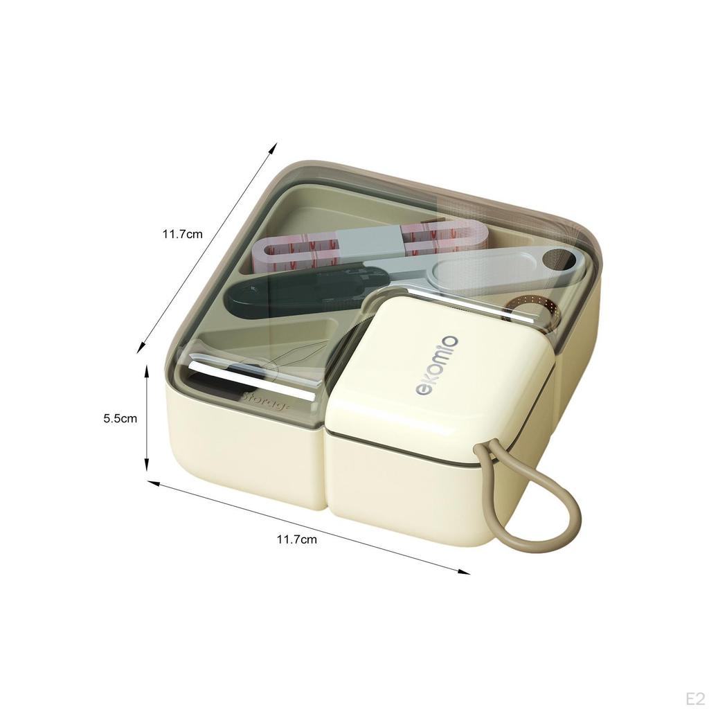 Basic Sewing, Pin And Thread Kit with Sewing Supplies Accessories Including Scissors, Tape