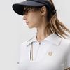 New FILA Polo Shirts Women's Jade White A11W435118FWT