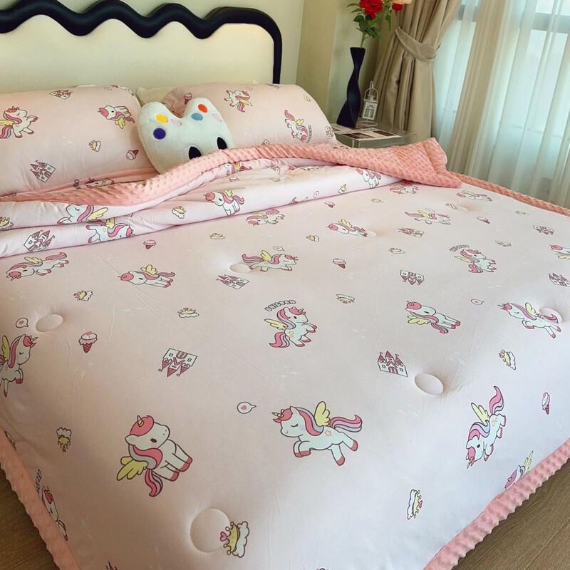 Brangdy Minky Dot Children s Comfort Quilt