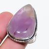 Natural Sage Amethyst Gemstone 925 Sterling Silver Jewelry Ring Size 9 AR-17812