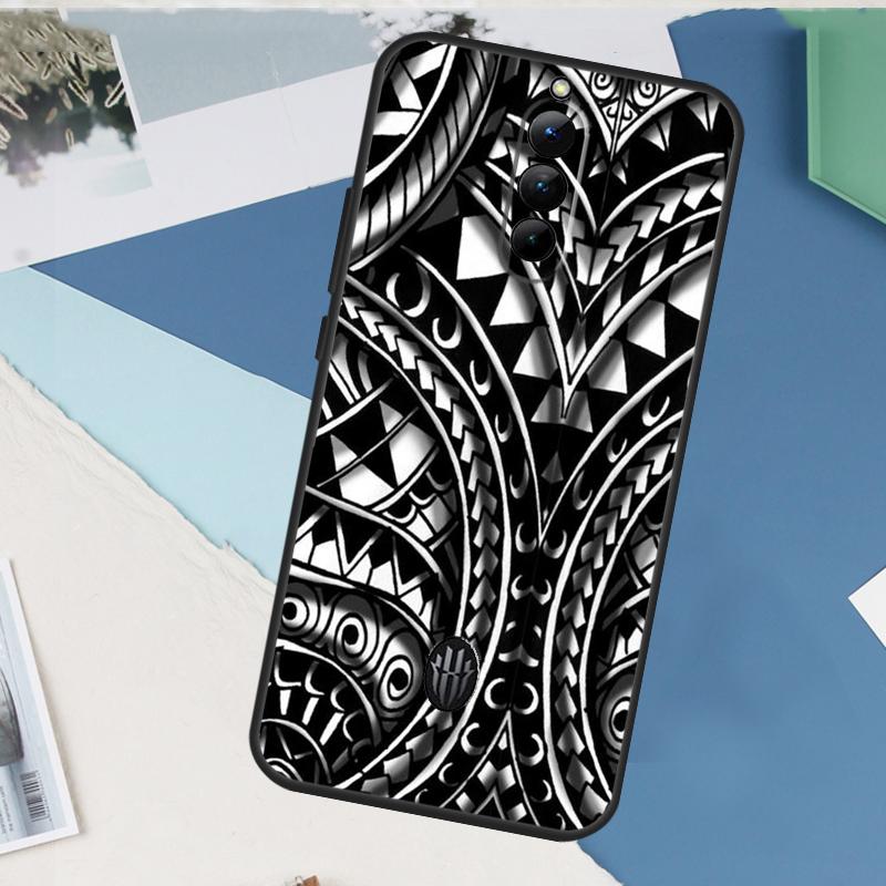 Maori Samoan Polynesian Tribal For Nubia Red Magic 10 Pro Plus 6 7 Pro 6S 7S 5G 6R RedMagic 9 8 8S 9S Pro Plus Phone Case