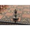 Luxury Brass and Metal Chess Set French Staunton Copper Black 30.48cm