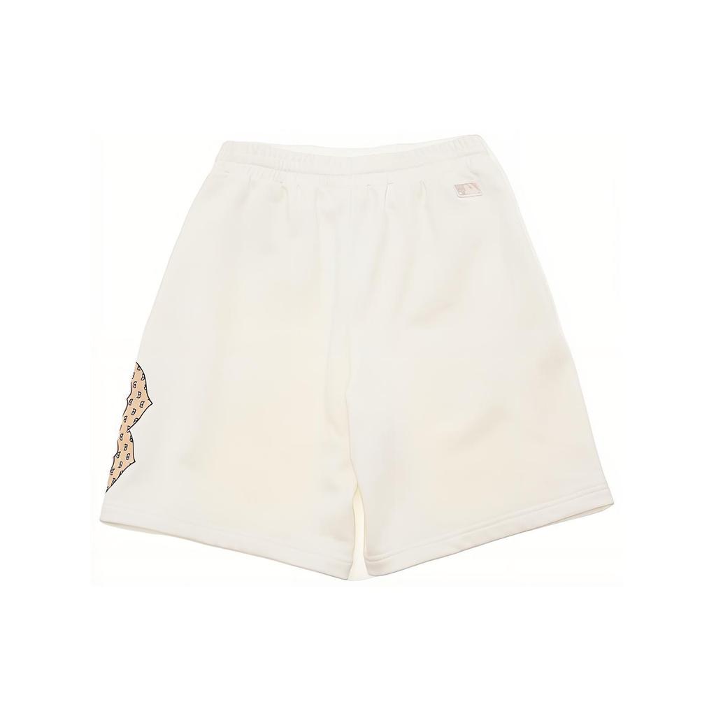 New MLB Boston Red Sox Casual Shorts Unisex Cream 3ASPM0143-43CRS