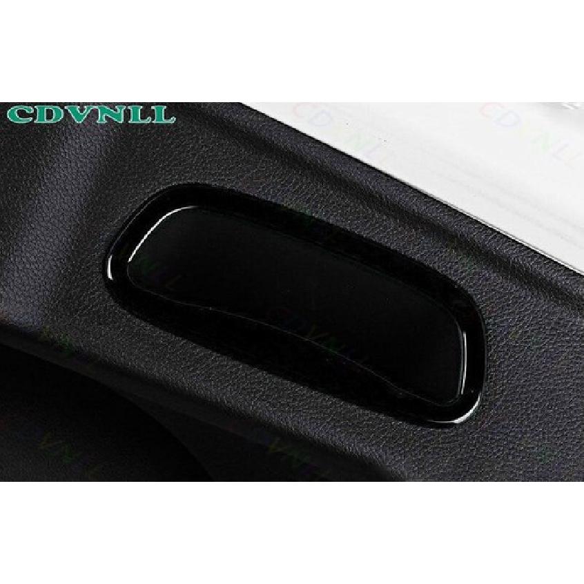 Rear Trunk Bezel Handle Grab Trim Ring For Jeep Compass 2014-2018 Bright Black
