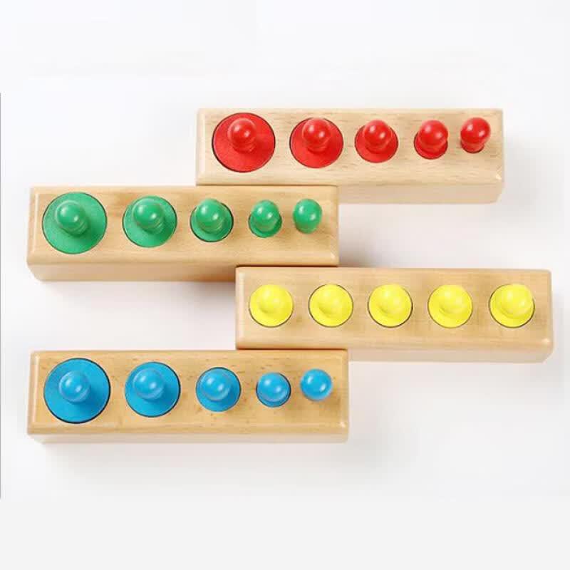 

Montessori Cylindrical Socket Puzzle Set