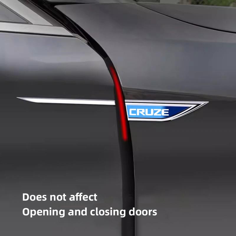 3D Metall Auto Blatt Brett Seitenaufkleber Auto Tür Aufkleber Karosserie Dekorative Klinge Aufkleber Für Chevrolet Z71 Onix Captiva Cruze Spark SS
