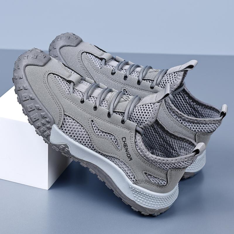 Zlevněné pánské boty Jarní Podzimní sezóna Síťované Prodyšné a Odolné Sportovní boty Klasické Vysoce kvalitní Ležérní boty tenisky