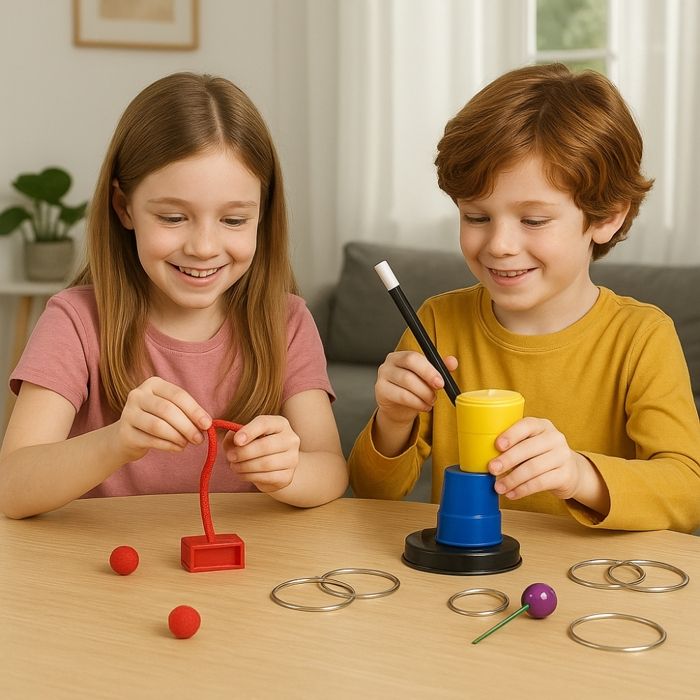 Coffret Magie Complet - SHOP-STORY - 150 Tours - Accessoires Inclus - Dès 6 Ans - Vidéos d'Instruction