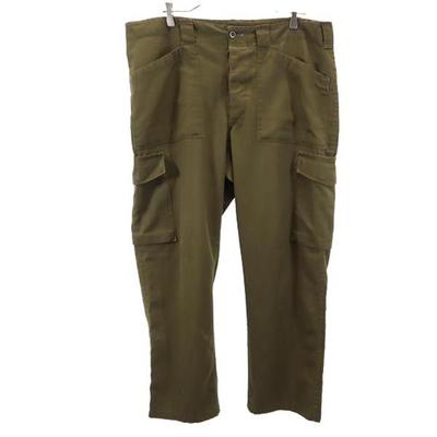 Austrian Army 80s Military Cargo Pants Khaki Button Fly Men's Used