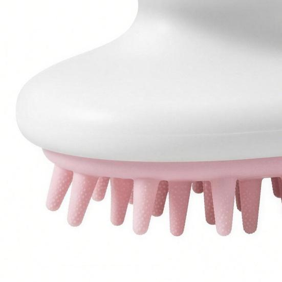 Dog Grooming Comb Silicone Teeth Pet Brush with Anti-slip Handle Gentle Pet Massage Comb Bath Brush for Long Short Hair Dogs