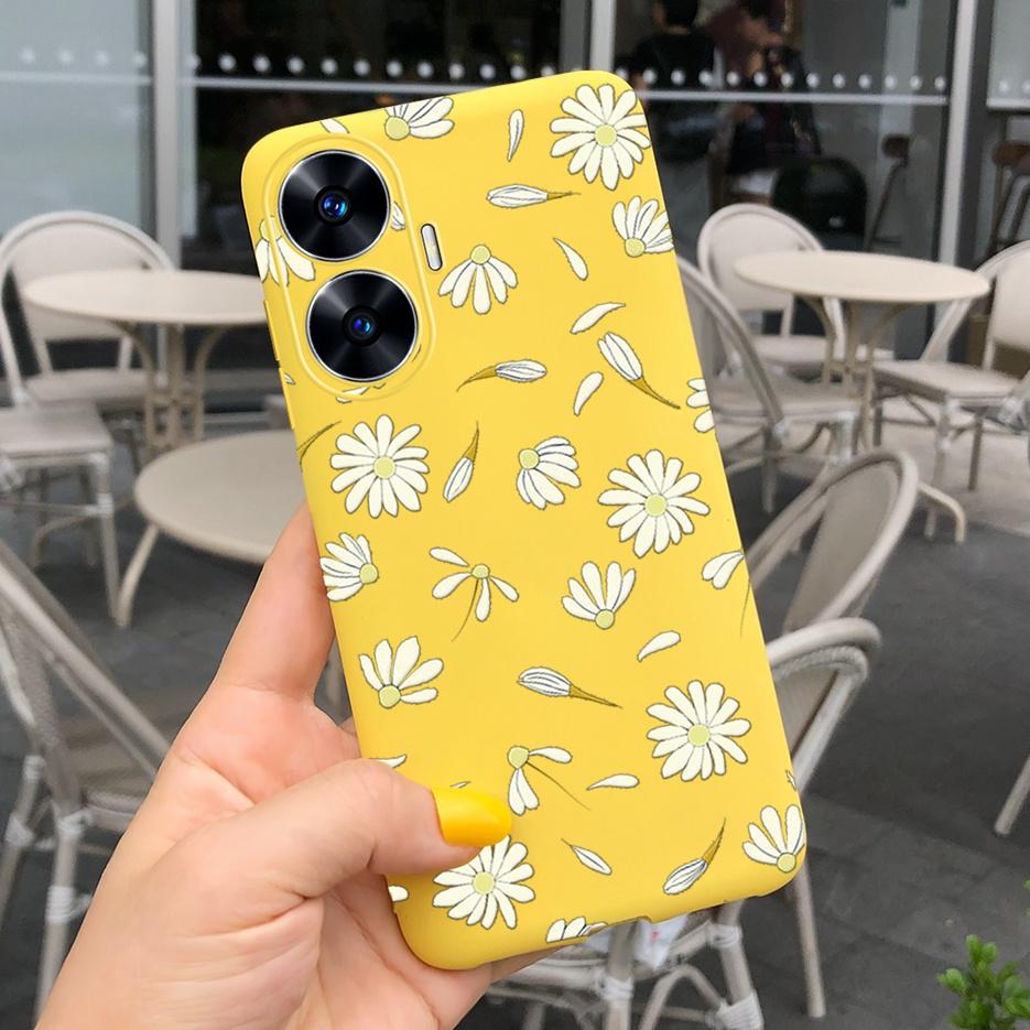 For Realme C55 Case 2023 New Fashion Cartoon Cover Soft Silicone Shockproof Phone Case For Realme C55 C 55 RealmeC55 Bags Bumper