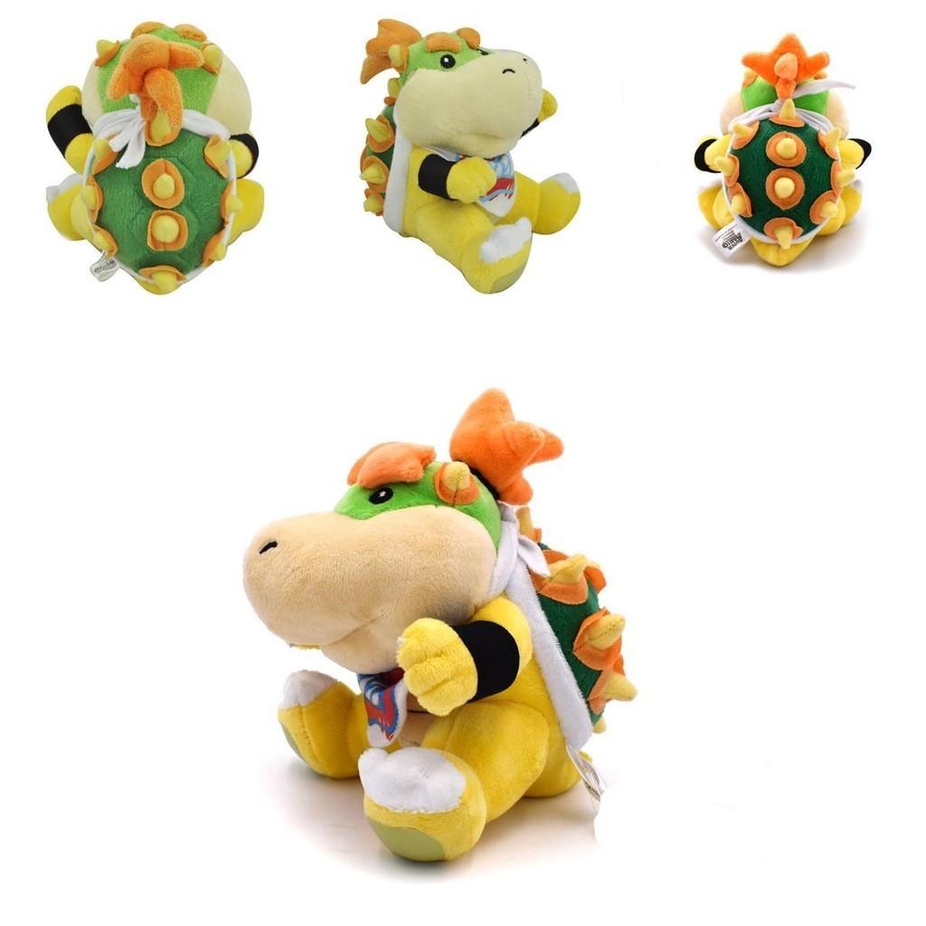 Měkký a mazlivý Baby Bowser Jr 7" plyšák Super Mario Bros Malý kamarád Hračka Koopa