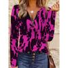 Women's Casual Zipper Long Sleeve T-Shirt