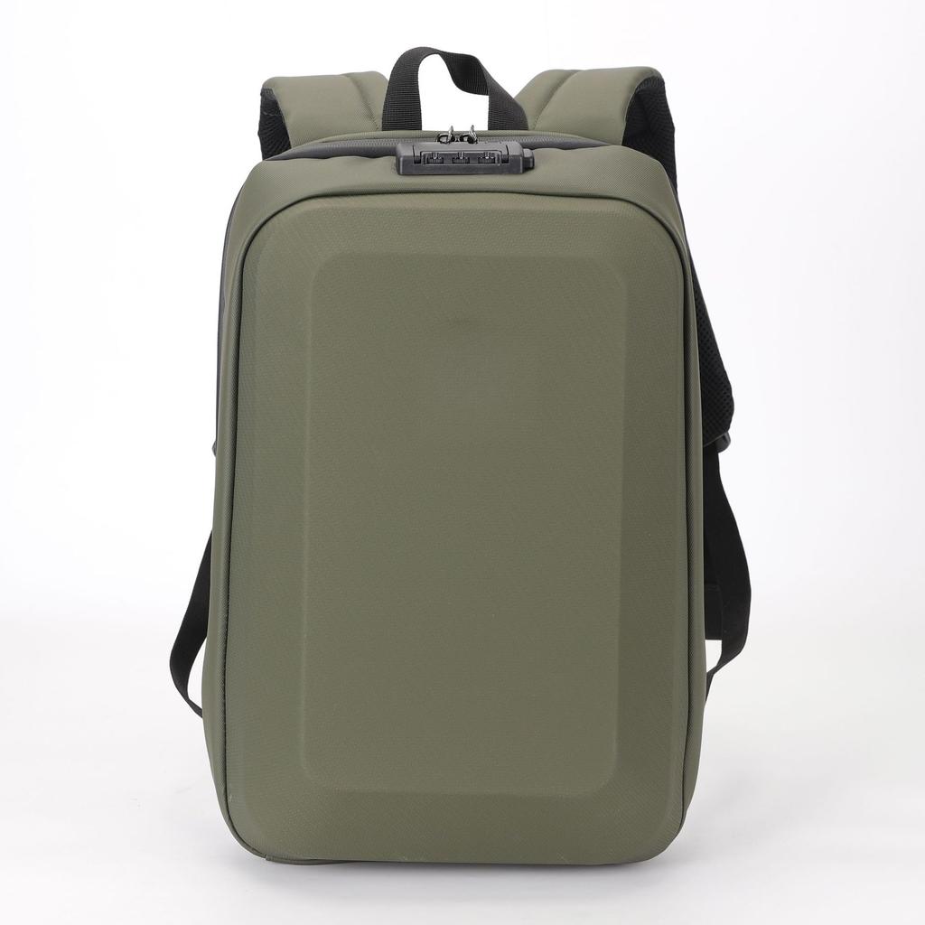 Hard-shell Business Laptop Backpack, Men's Commuting Multi-functional Water-resistant Lightweight Backpack