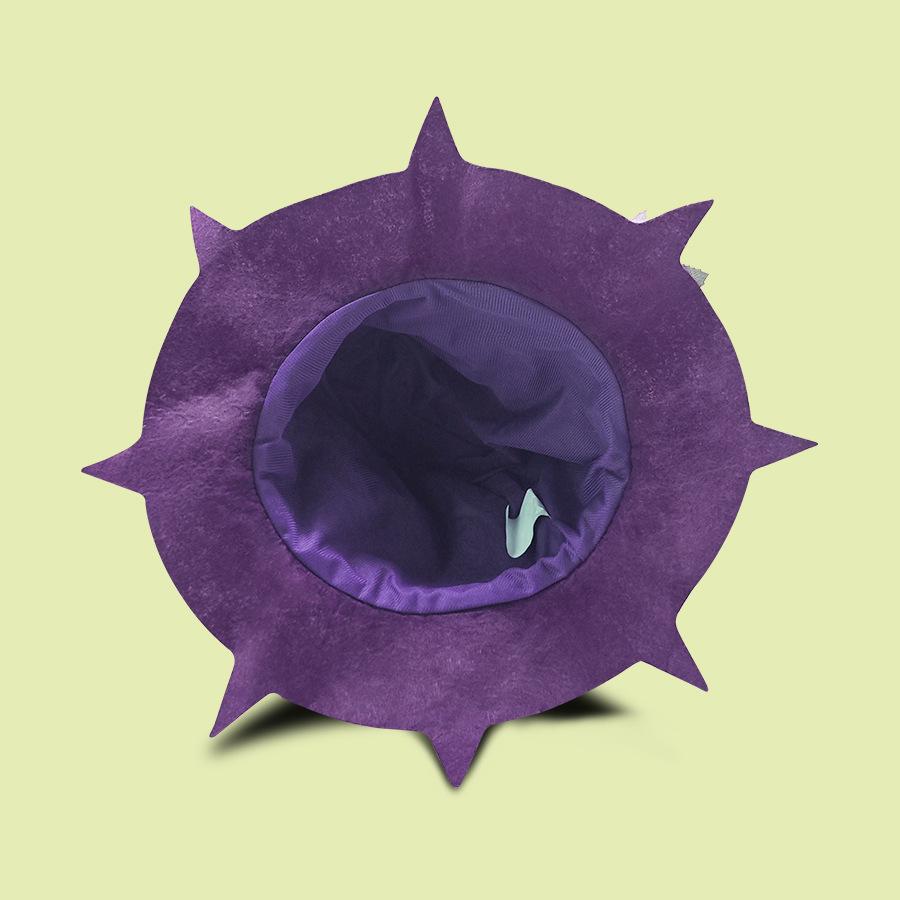 Halloween Hats, Halloween Decorations, Halloween Parties, Purple Hats, Felt Craft Hats, Party Decorations, Cosplay Props