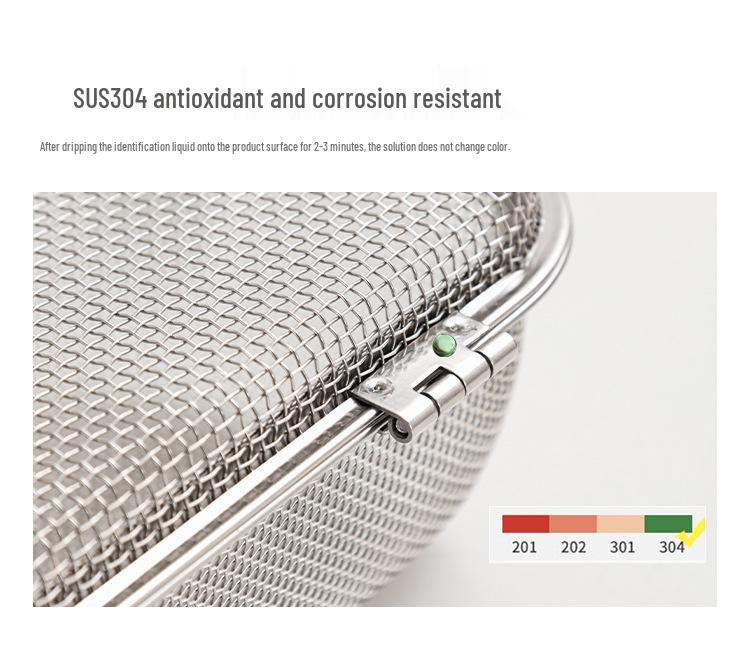 Stainless Steel Mesh Cutlery Basket for Dishwasher: Compact Storage & Cleaning for Spoons and Chopsticks