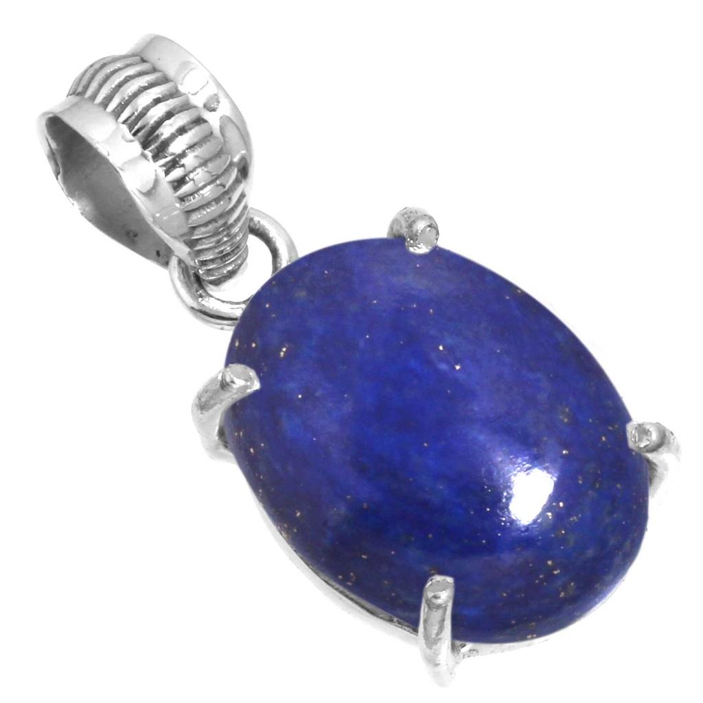 925 Sterling Silver Pendant Women Gemstone Handmade Jewelry Friendship Day Gift Blue Green Purple Copper Turquoise Pearl Lapis Mother Of Pearl