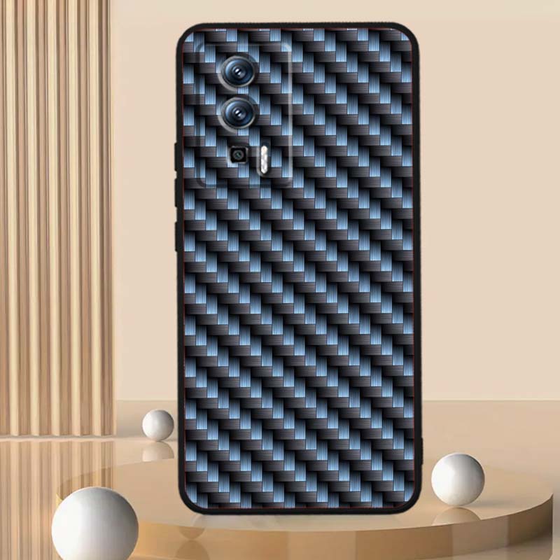Black carved woven texture Phone Case For Xiaomi Redmi 12 13C 12C 13 10C 9T A2 9A 9C 7A Note 10S 8T 10 9 8 Pro 4G 5G Black