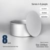 Chiffon Cake Mold Set with Removable Bottom: 4", 6", 8", 10" for Oven Use