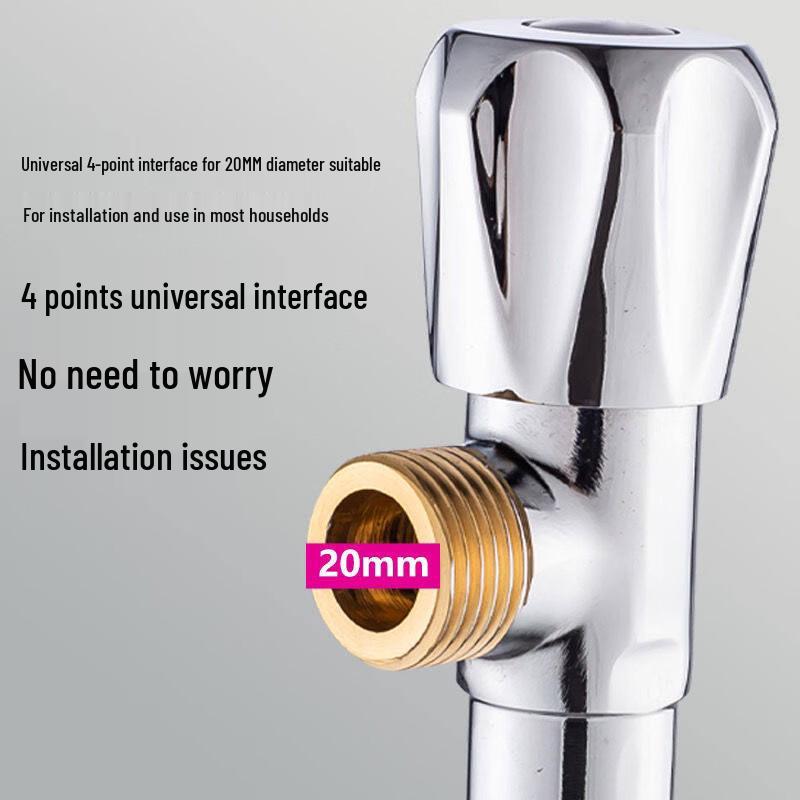Jinghong 304 Stainless Steel Thickened Angle Valve