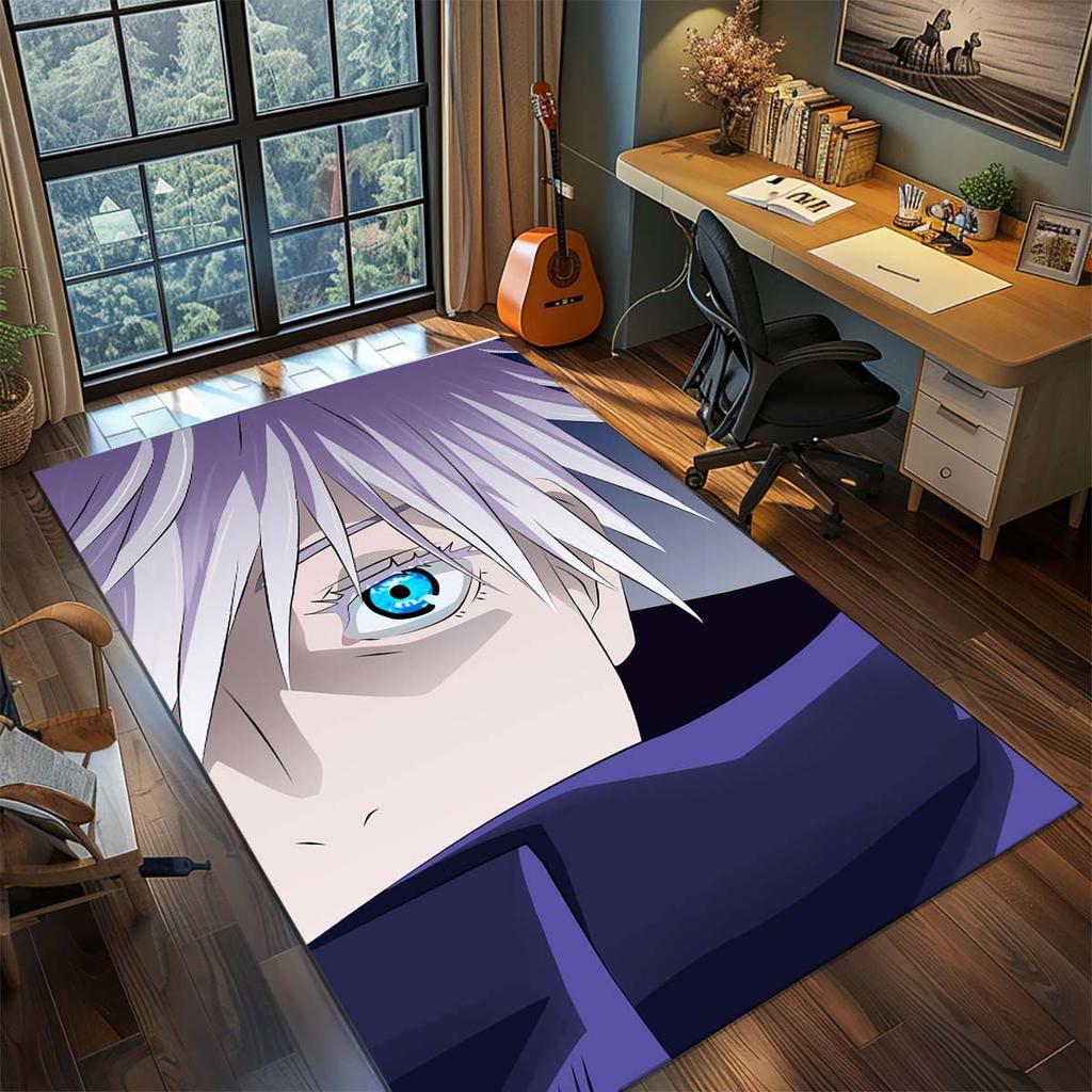 Jujutsu Kaisen Anime Koberec Velký Koberec Protiskluzová Omyvatelná Podložka do Domácnosti Herní Místnost Ložnice Domácí Dekorace -QJY