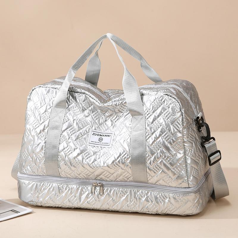 Travel Bag Dry And Wet Separate Sports Fitness Bag Lightweight Shoulder Crossbody Storage Bag With Shoes Compartment Luggage Bag