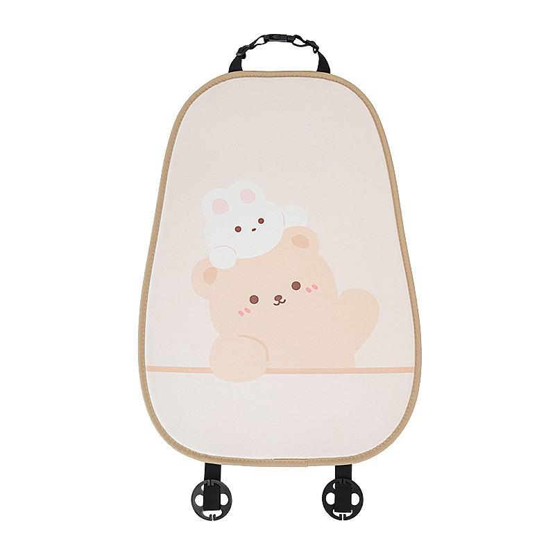Cartoon headrest waist rest cute four seasons universal car seat pillow creative bear car neck pillow female