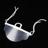 10Pcs Creative Shapes Clear Plastic Catering Mask Hotel Beauty Chef Waiter Protective Mask Reusable Visible Splash Proof Mask