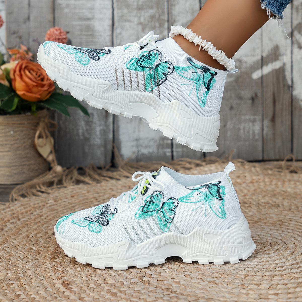 

Women s Versatile White Mesh Flat Heel Sneakers - Breathable, Fashionable, Size 43 43 зелений