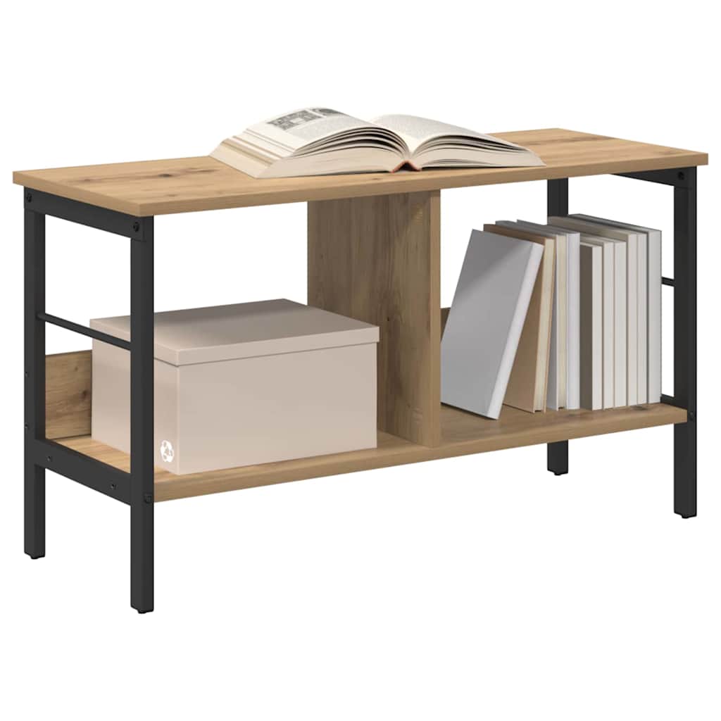 Artisan Oak Bookshelf 82 x 32 x 47 cm Engineered Wood