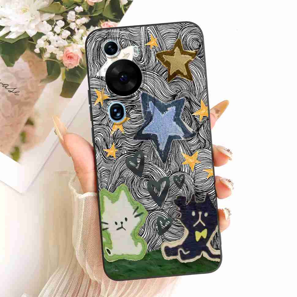 

For Huawei P60 Art MNA-AL00 Case Popular Painting Trend Silicone Cover For Huawei P60 Art P 60 art 6.67 Full Protection Casing Huawei P60 Art