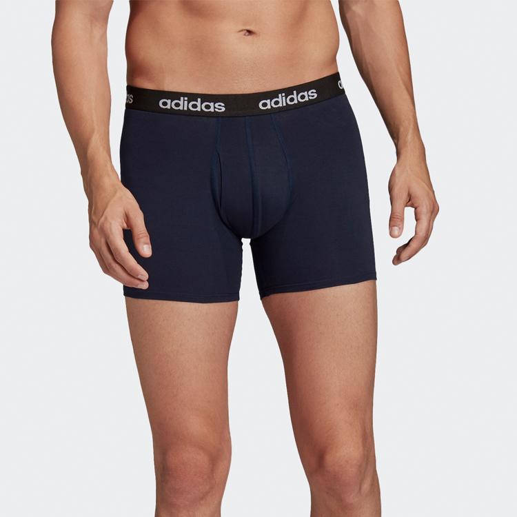 adidas Stretch Boxer Briefs 3-Pack Men Underwear Navy-Blue FS8394