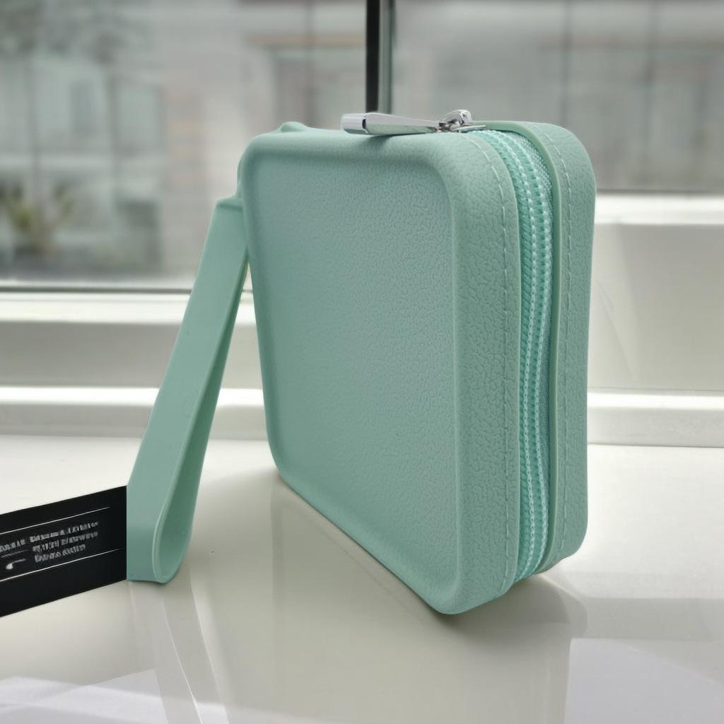 Solide, runde, quadratische Münzbeutel aus Silikon, weich, klein, Designer-Reißverschluss, Münzgeldbörse, Mini-Geldbörse, Beutel, Aufbewahrungsbeutel für Ohrringe und Kopfhörer